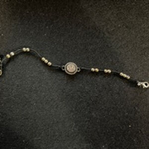 Bracelet One Size Black Silver